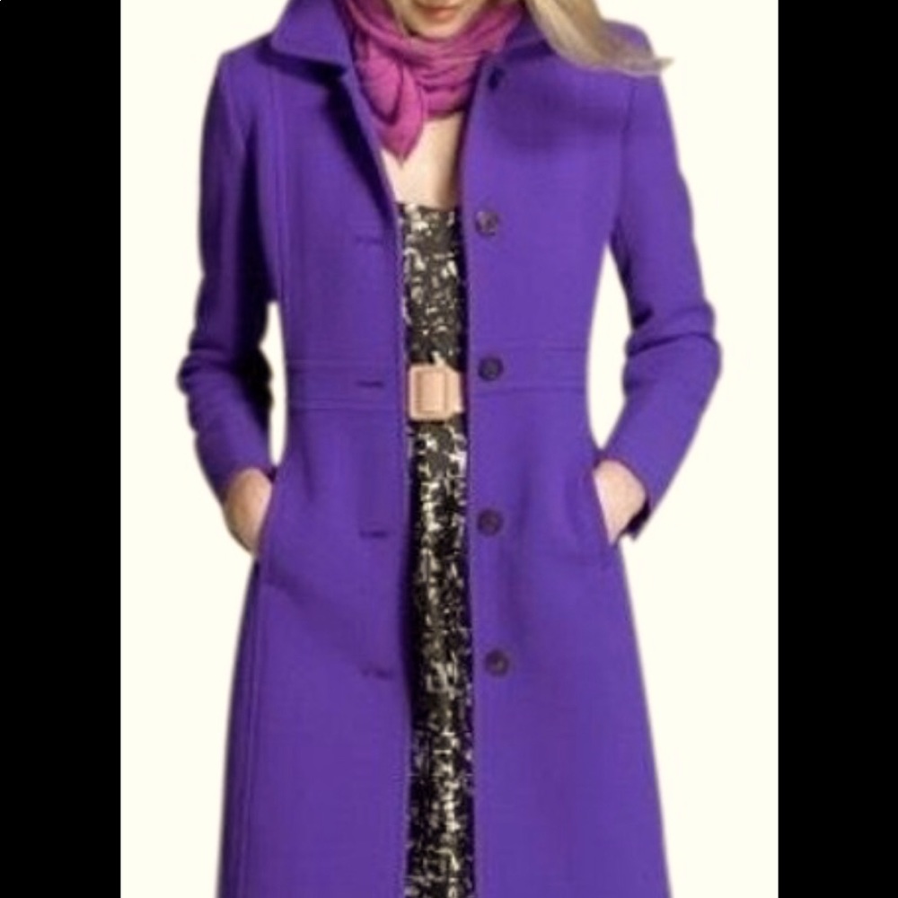 J Crew Double Cloth Coat